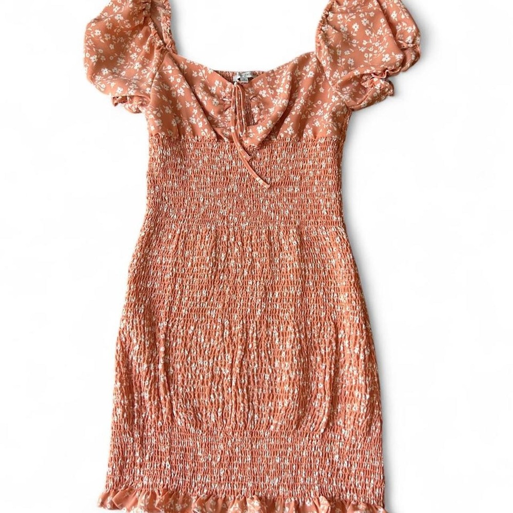Love tree floral mini dress